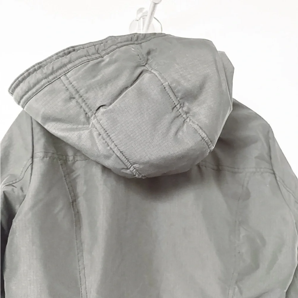 Abercrombie + Fitch All Season‎ Weather Fall Warrior Hooded Jacket Black Large